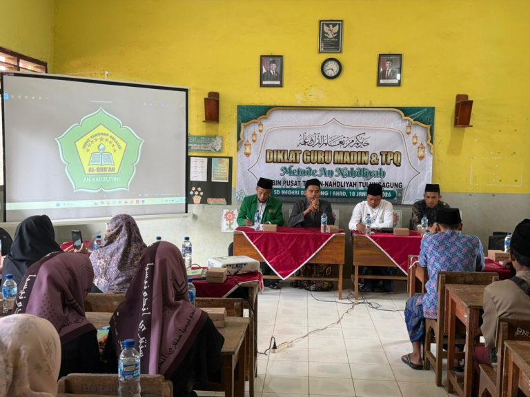 Diklat An Nahdliyah di SDN 3 Puyeng Kec. Pule, Trenggalek